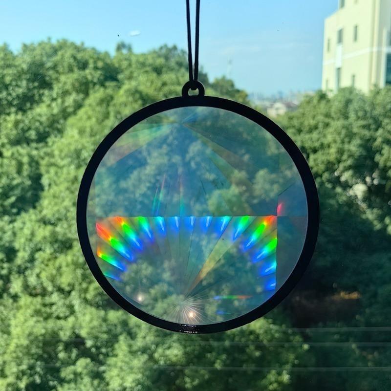 Самоклеящиеся наклейки на окна из ПВХ для ловца солнца Cat Moth Energy Suncatcher Wallpaper Rainbow Prisms Sticker Sunlight Decals