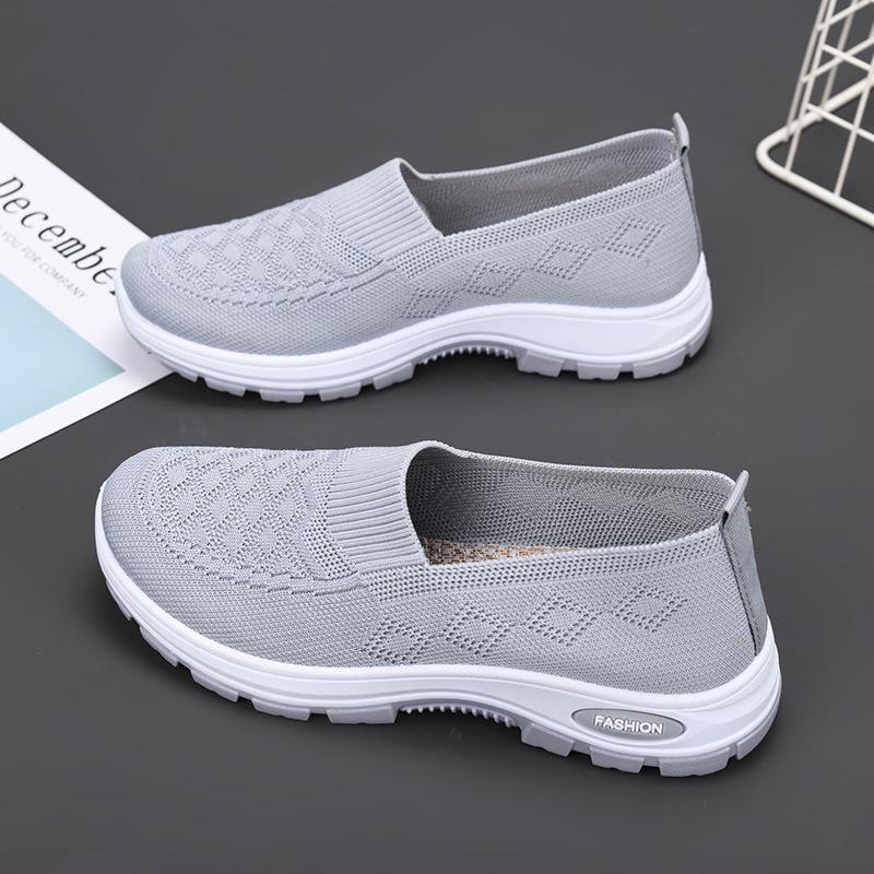 Women's Breathable Outdoor Casual Spring Shoes - Comfortable for Middle-aged and Elderly