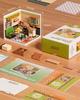 Robotime Super Creator DIY Miniature House Kit Model Kits for Adult to Build Home Desk Bookshelf Decoration Hong Kong Bites Cafe