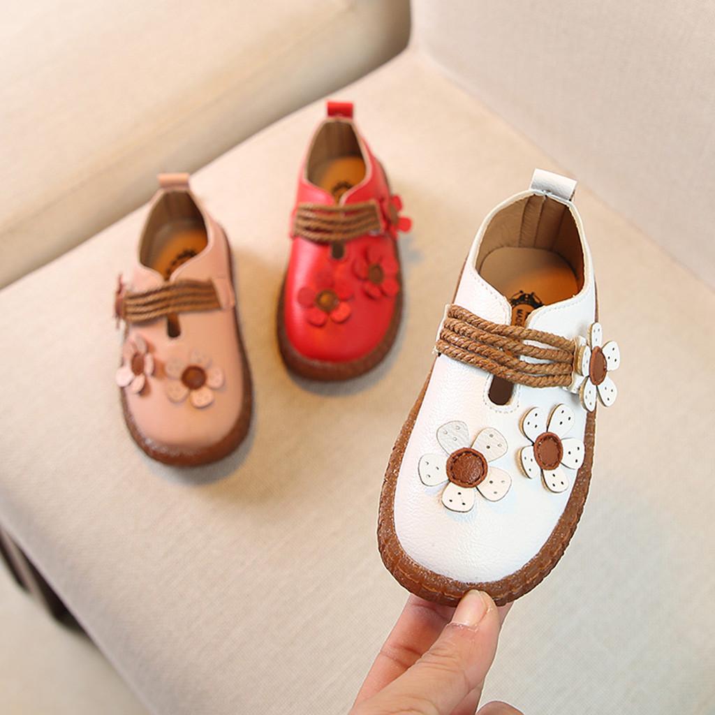 PowerFul Childrens Summer Shoes Comfortable Light 2019 Infant Toddler Little Kids Baby Girls Flower Single Princess Party Shoes Sandals