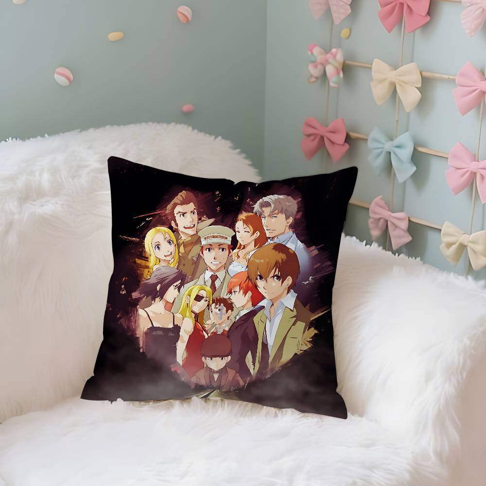 Baccano Anime Pillow Case Throw Pillow Cover Nordic Vintage Style Cushion Covers Home Living Room Sofa Couch Seat