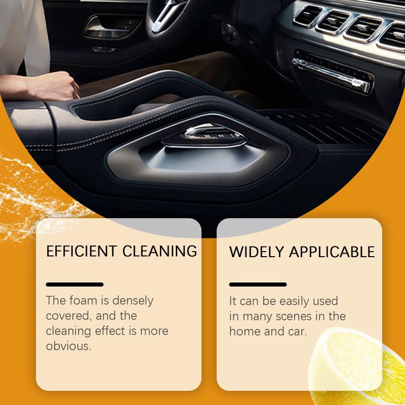Versatile Foam Cleaner for Automotive Upholstery Steering Wheel Plastic Dashboard Multipurpose Interior Cleaning Set Easy Use