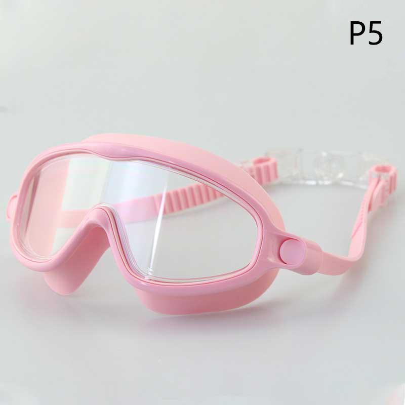 Child Kids Swimming Goggles Waterproof Anti-Fog Hd Girl Boy Large Frame Transparent Swimming Glasses Swimming Accessories