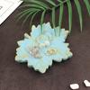 Jewelry Holder Tray Leaf-shape Jewelry Catchall Tray Earrings Holder Trinket Tray Home Decorations Gift for Girl Women