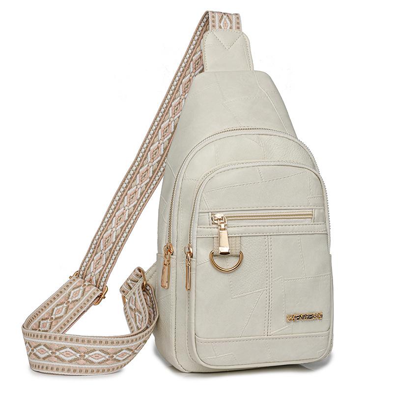 Маленькие сумки-слинги для женщин, сумки через плечо, модный дорожный рюкзак из искусственной кожи, женская поясная сумка на груди с регулируемым ремнем для гитары