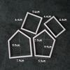 Christmas Gingerbread Man House Cookies Cutter Mold Biscuit Cake Embossing Sugarcraft Dessert Baking Printing Stamp Tools