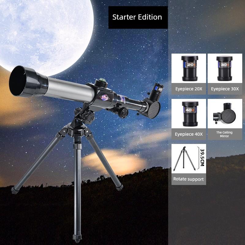 Children's Astronomical Telescope, Professional-Grade, High-Power, High-Definition, Boys' Space Stargazing, Birthday, New Year's Gift for Children