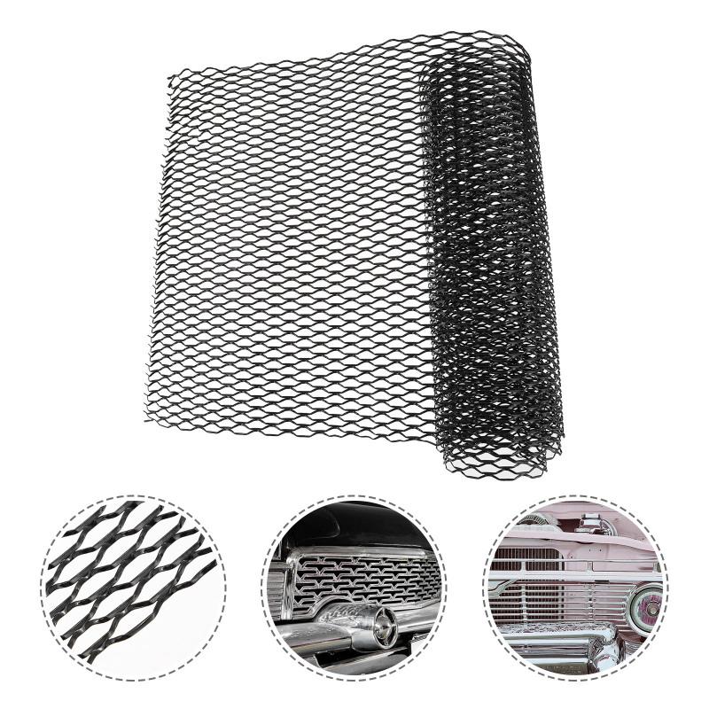 Aluminum Alloy Bumper Grille Mesh Car Front Grill Protective Radiator Honeycomb Auto Parts Vehicle Hood Vent Body Kit