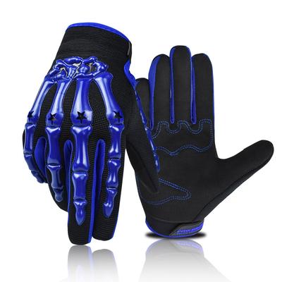 Rękawiczki motocyklowe z czaszką All Finger Sporty na świeżym powietrzu dla młodzieży