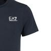 Emporio Armani SS23 EA7 Series Letter Logo Printed Crew Neck Short Sleeve T-Shirt Men Tops Navy-Blue 3RPT19-PJM9Z-1554