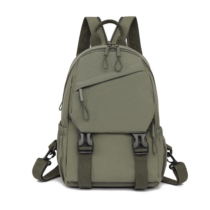 

Нейлоновая нагрудная сумка унисекс многофункциональная сумка двойного назначения через плечо студенческий дорожный рюкзак зелёный