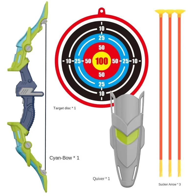 Bow and Arrows for Children Kids Archery Bow Practice Recurve Bow Outdoor Sports Game Hunting Shooting Toy Boys Gift Bow Kit Set