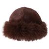 Korean Faux Fur Bucket Hat Thicken Winter Fluffy Hats Fashion Luxury Plush Hat  Lady