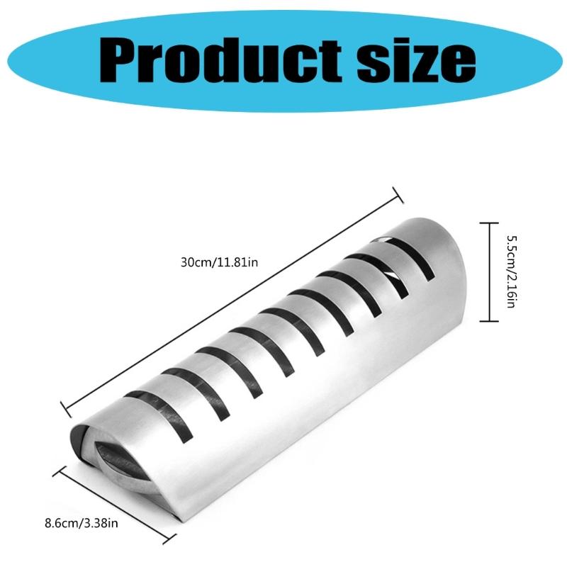 Stainless Steels Smoked Box BBQ Cooking Smoked Generator BBQ Grill Smoker Box Tube Grilling Accessories Easy to Use