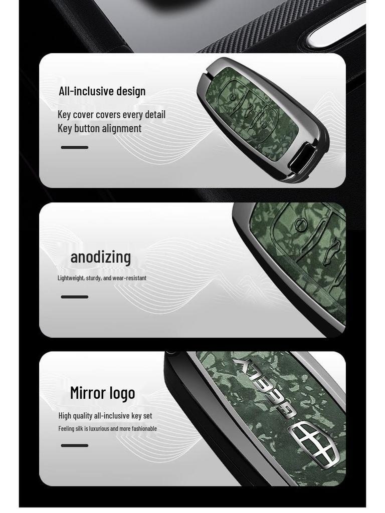 Key Cover Case for Geely Icon, Emgrand, Boyue L, Galaxy, Xingrui, Bin GS, Xingyue L, Vision, Binrui