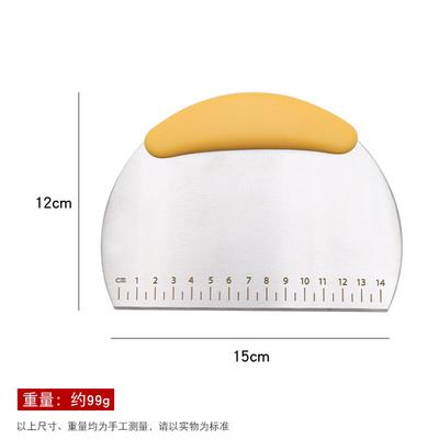 Food Grade Stainless Steel Dough Scraper Set
