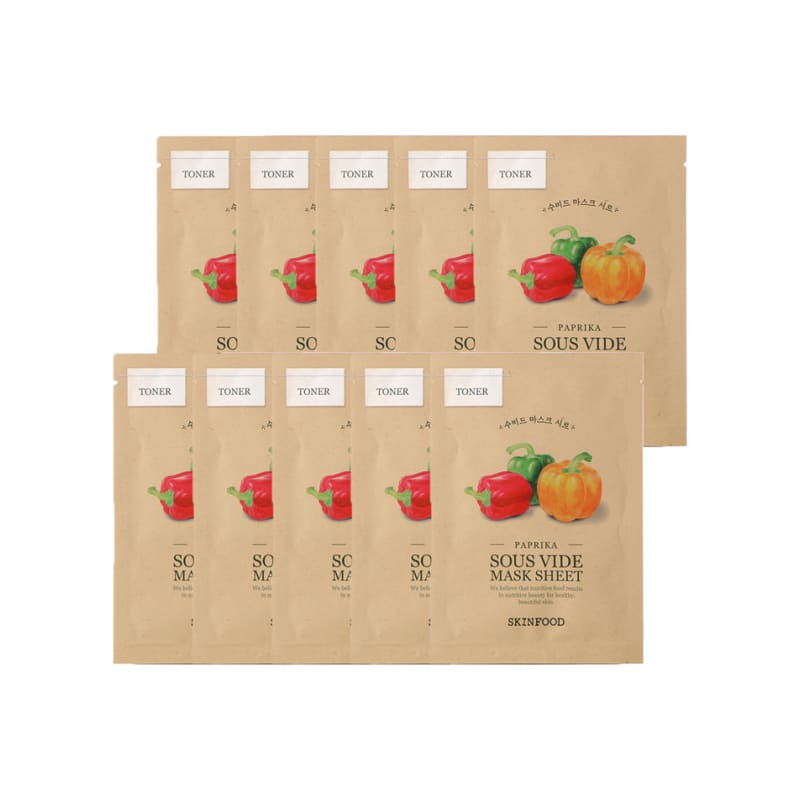 Skinfood Paprika Sous Vide Mask Sheet 18g x 10 sheets