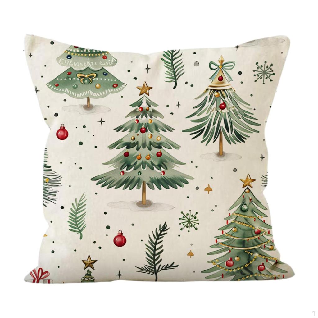 Christmas Decorative Pillow Cover for Home Use, Cushion Case Winter
