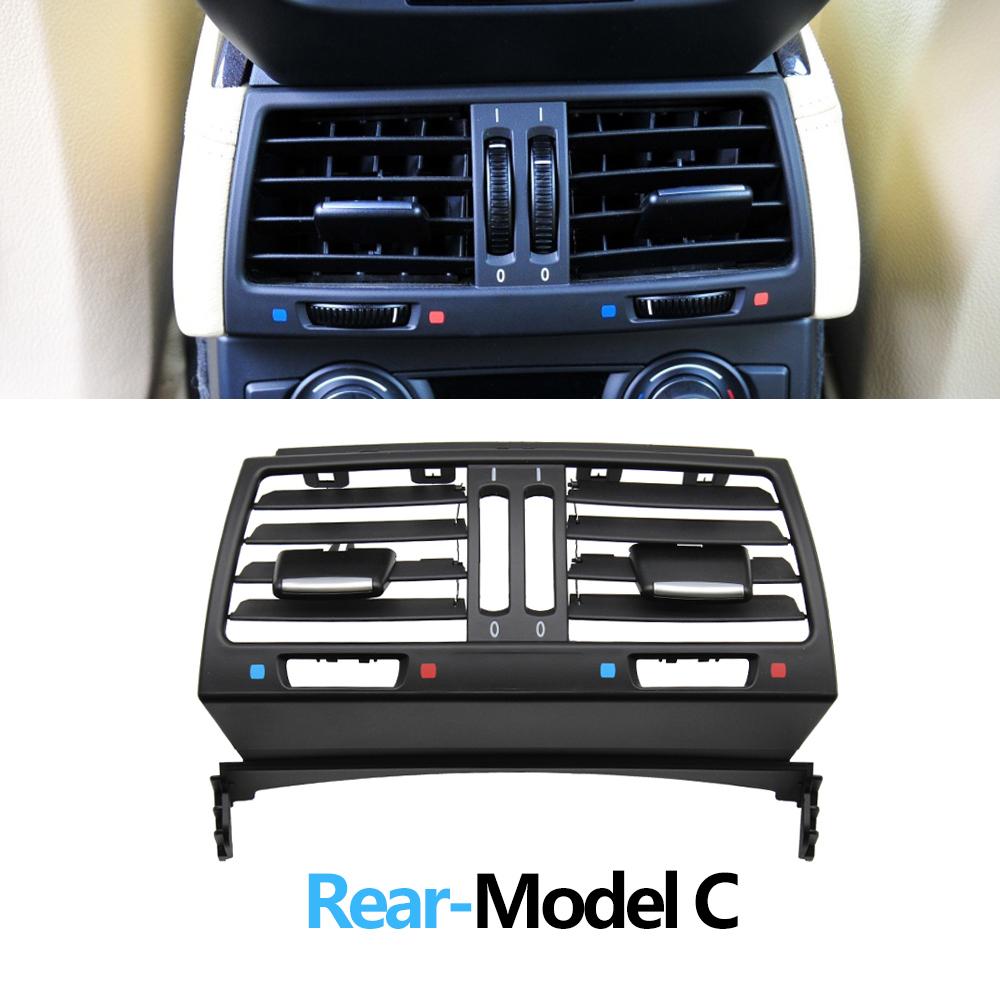 LHD RHD Front Central Left Right Rear Air Conditioning AC Vent Grille Outlet Cover For BMW X5 X6 E70 E71 E72 2007-2013