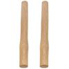 2Pcs 37Cm Hammer Handle Wooden Replacement with Natural Grain Texture Anti-Skid Grip for Claw Ball Peen Hammer Garden Repair