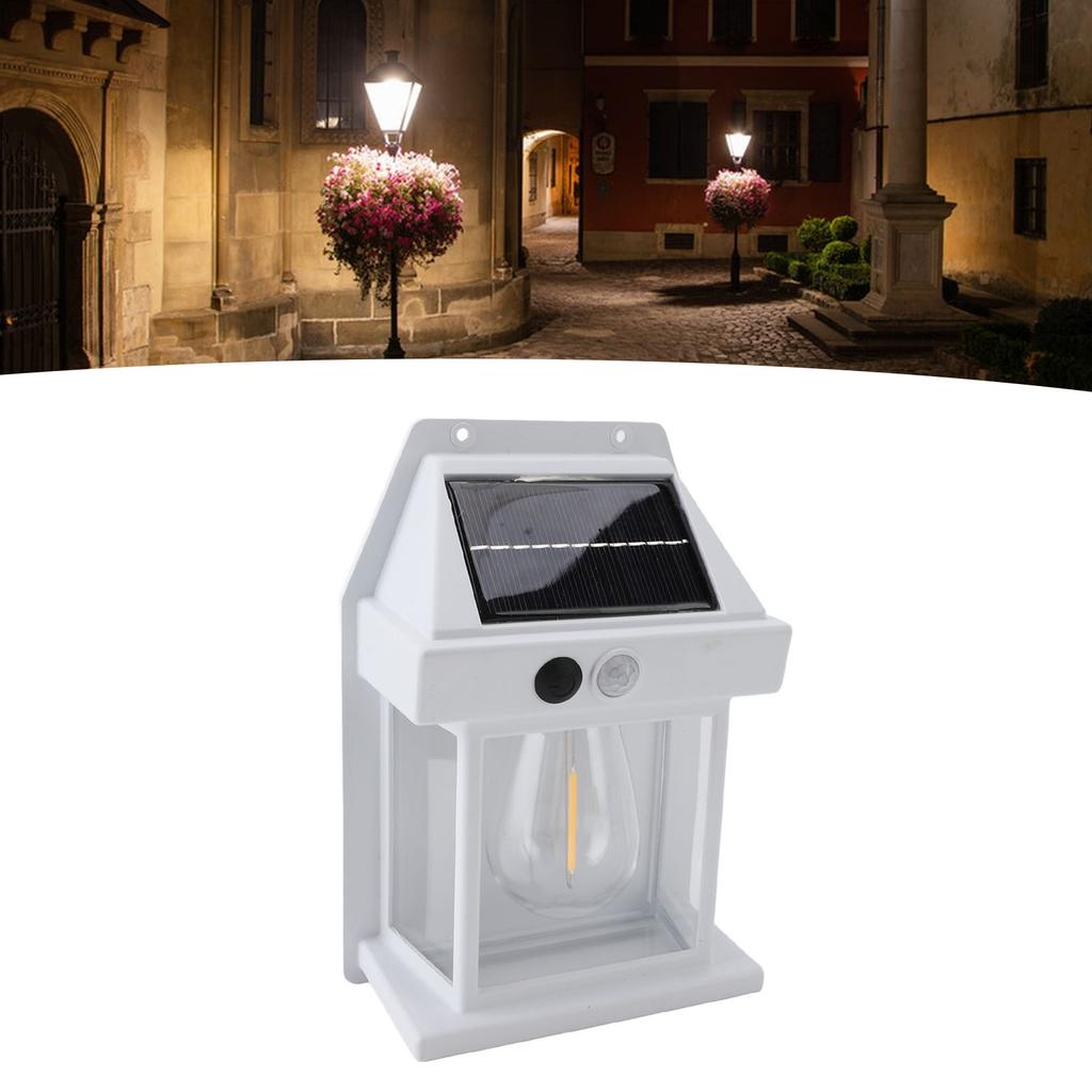Solar Sensor Motion Wall Lights Waterproof Weather Resistant 3 Speed Cordless Solar Wall Lamps Porch Lanterns
