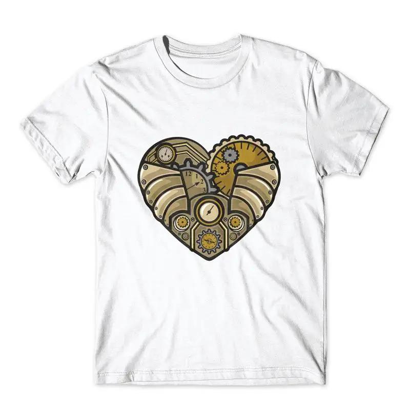 Steampunk Heart T Shirt 100 Cotton Premium New