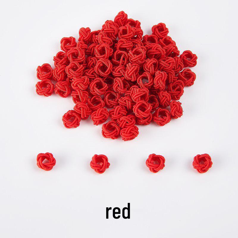 Colorful Handmade Pineapple Knot Bracelet Kit: Red String & Braided Rope Materials