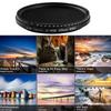 Adjustable Fader Variable ND Filter ND2 To ND400 Neutral Density for Camera Lens Filtro Nd 37/46/49/52/55/58/62/67/77/82mm