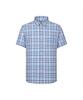 Dagseusyeocheu 100% Cotton Easy Care Small Check Casual Short Sleeve Shirt_Dls1Shcs145B1