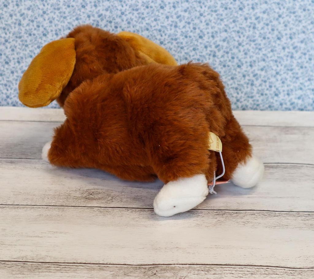 Take Off Maron the Lop-Eared Rabbit Plush Toy, Red Brown