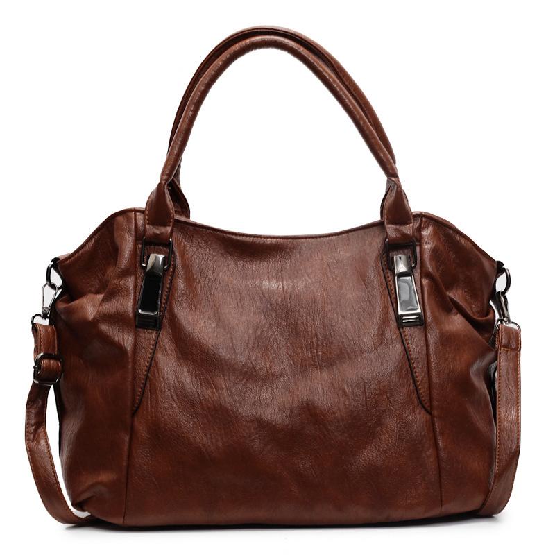 High-end Vintage Women's Tote Shoulder Bag, Trendy Crossbody Bag