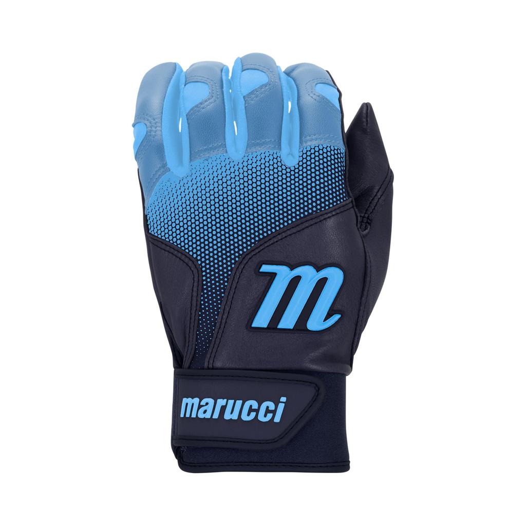 Marucci Sports PWR Fade Batting Gloves Navy Columbia AXL
