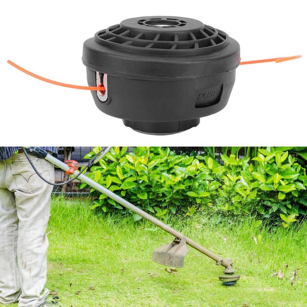Plastic Material Grass Trimmer Head Black Color Plastic Accessory Lawn Maintenance