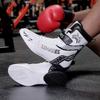 Professional Boxing Shoes, High-top Sanda Fighting Training Shoes, Non-slip, Breathable and Wear-resistant, Special for Muay Thai Fighting