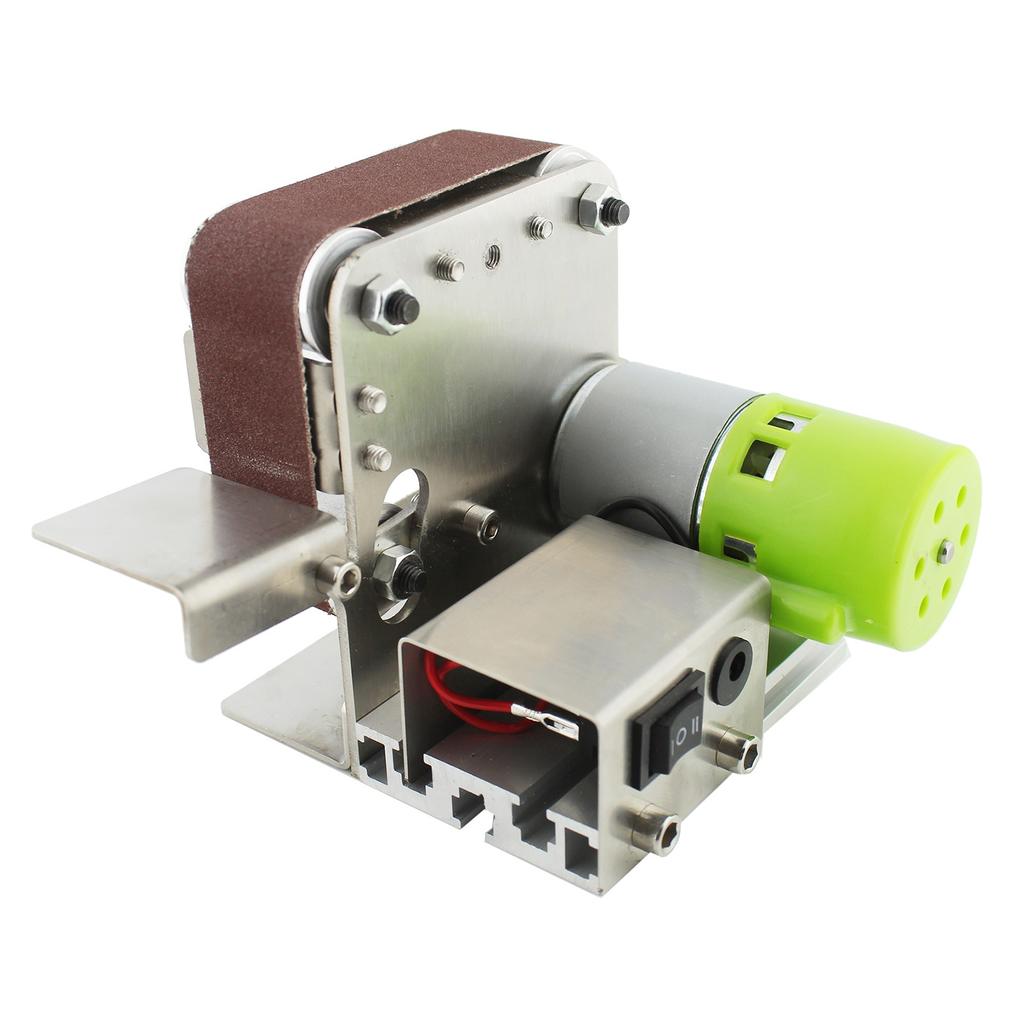 Belt Sander Electric Sanding Polishing Grinding Machine 7   Speed with 10 Sanding Belts for Polishing Wood Acrylic Metal