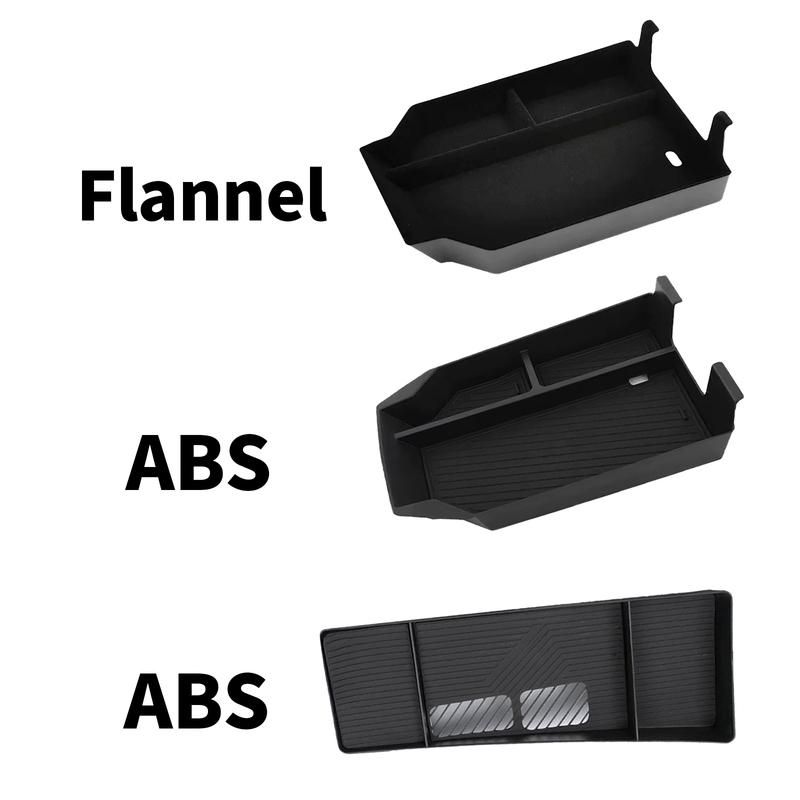 For 2025 2026 BMW X3 G45 Accessories Flannel ABS Storage Box Behind the Screen Car Armrest Box Storage Box