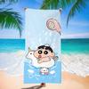 Extra Large Kids Quick Dry Bath Towel Cartoon Character Digital Print Double Sided Flannel Microfiber Beach Towel