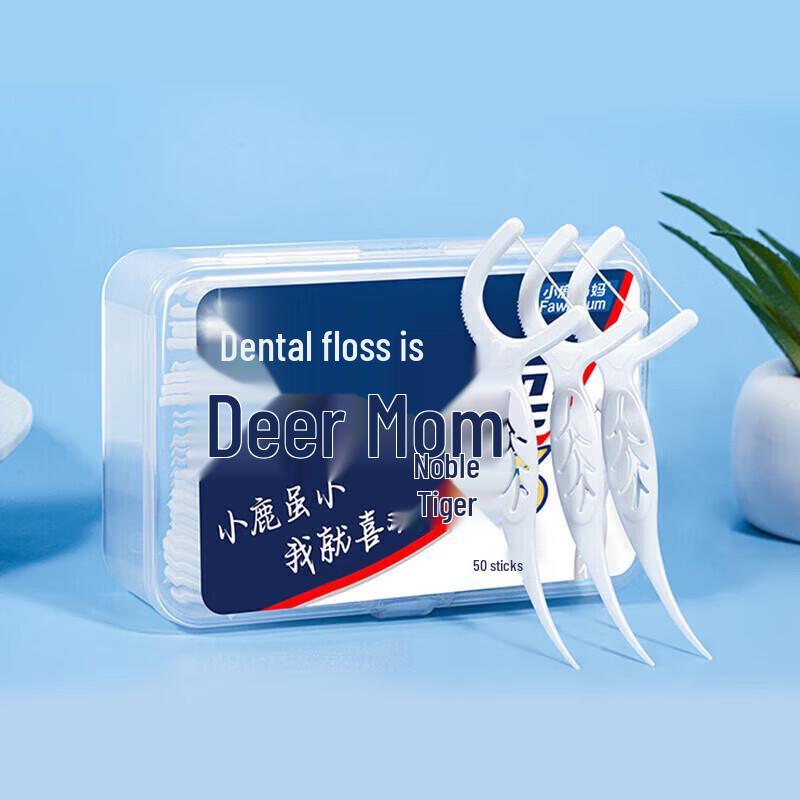 Little Deer Mama Guihu 3 High-Fine Disposable Dental Floss Sticks