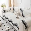 Little Fresh Embroidery Sofa Cushion Chenille Four Seasons Universal Sofa Towel Non-Slip Modern Couch Cover for Living Room Deco