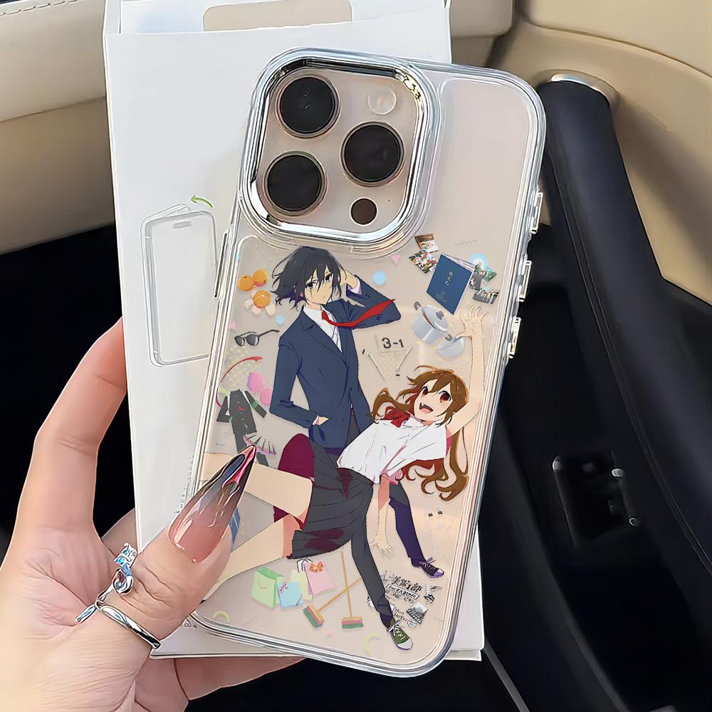 Cartoon H-Horimiya Phone Case For iPhone 17 16e 16 15 14 13 12 11 Mini Pro Max X XR XSMAX 8 7 Air Plus Transparent Soft Cover
