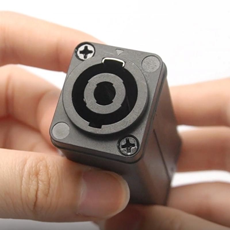 Powerful 4Pin Speaker Cable Coupler NL4FC Female To Female Adapter For Amplifiers And Auditory Systems Secure NL4MMX