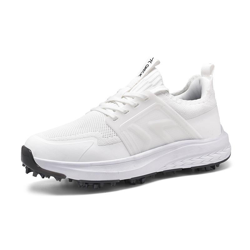 Flat Walking Golf Shoes for Men Women Outdoor Leather Sneakers Fashion Soft Man Golf Trainer Big Size