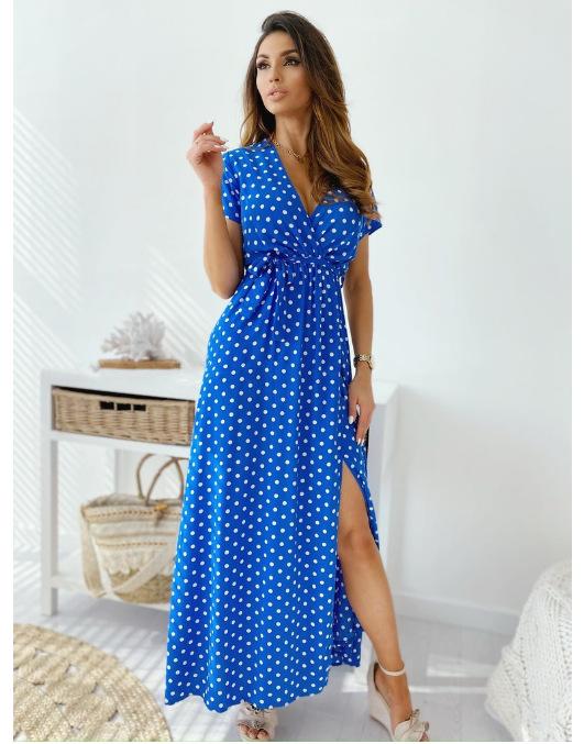Sommer neues bedrucktes Pünktchenkleid Damen Pünktchen