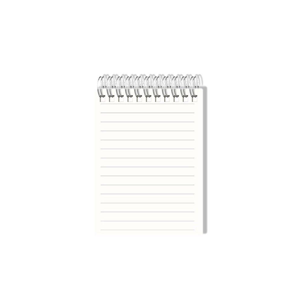 Grids/Blank/Horizontal Line Spiral Notepad Flip Over Design Memo Pad  School Office Supplies