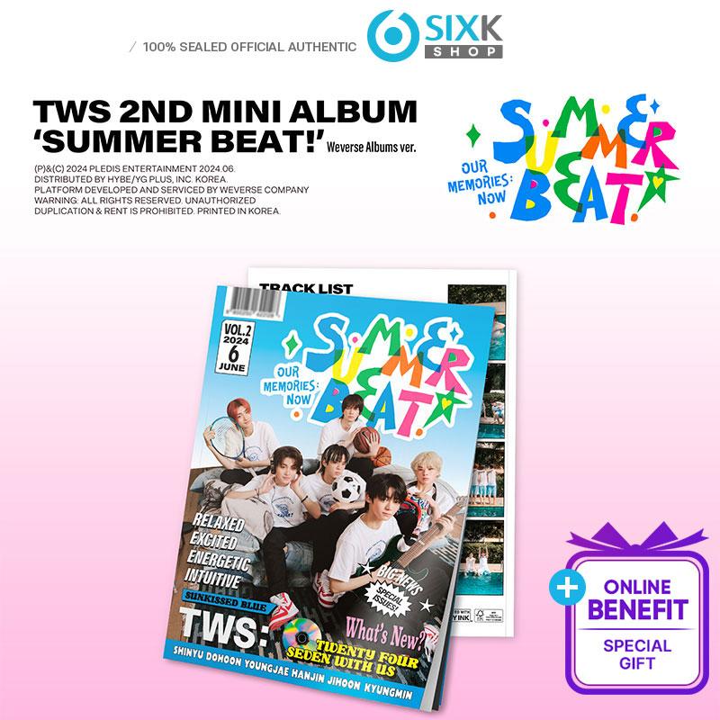 

[Предзаказ] TWS MINI 2nd SUMMER BEAT! (Альбом Weverse вер.) (+Онлайн-выгода)