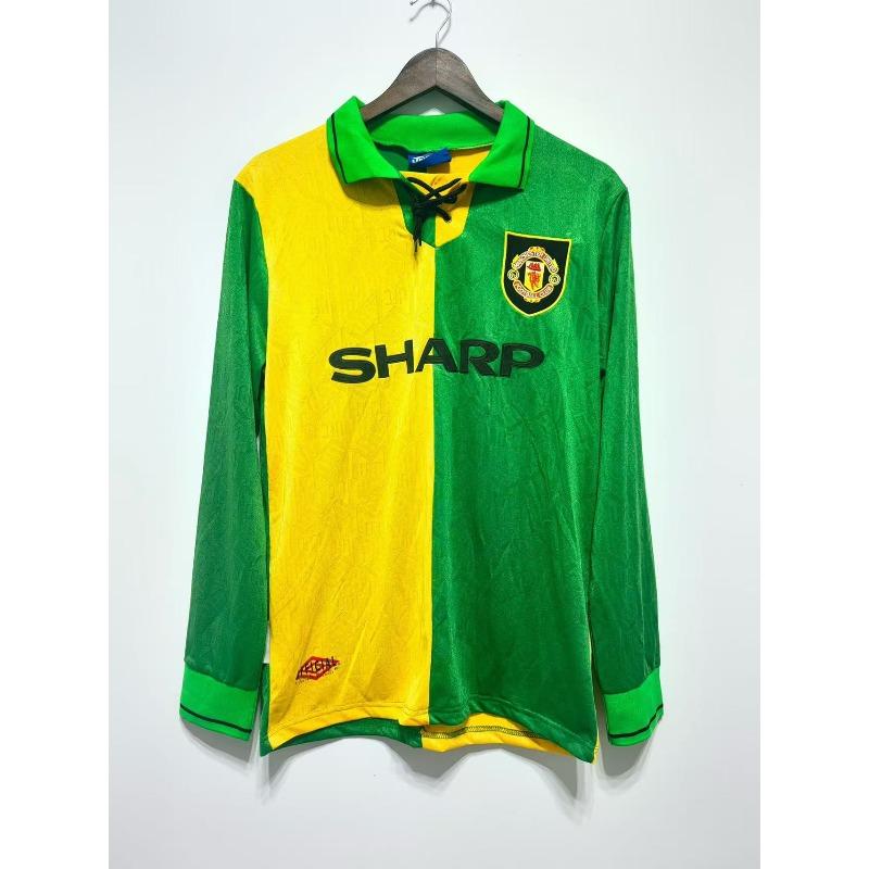 Source Direct Supply Retro Long-sleeved Jersey Real Madrid Barcelona Manchester United Juventus Liverpool Embroidery Sports Ball