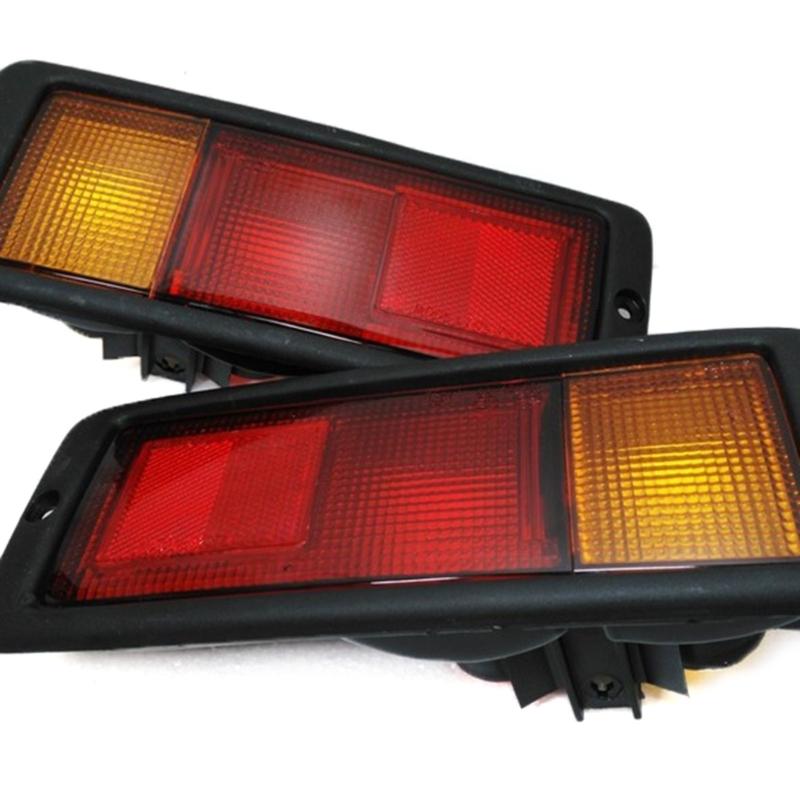 Bakre Bumper Reflexer Ljus MB124963 MB124964 För Pajero Montero 1992-99 Bakre Bumper Dimljus Varningslampor