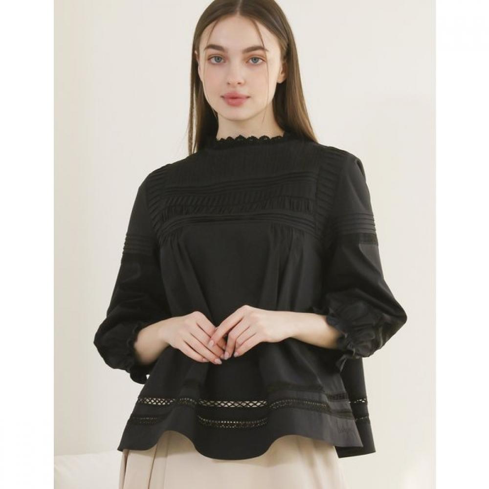 

Son Jung WAn A Line Pintuck Blouse Zdr5151010 blacks/55