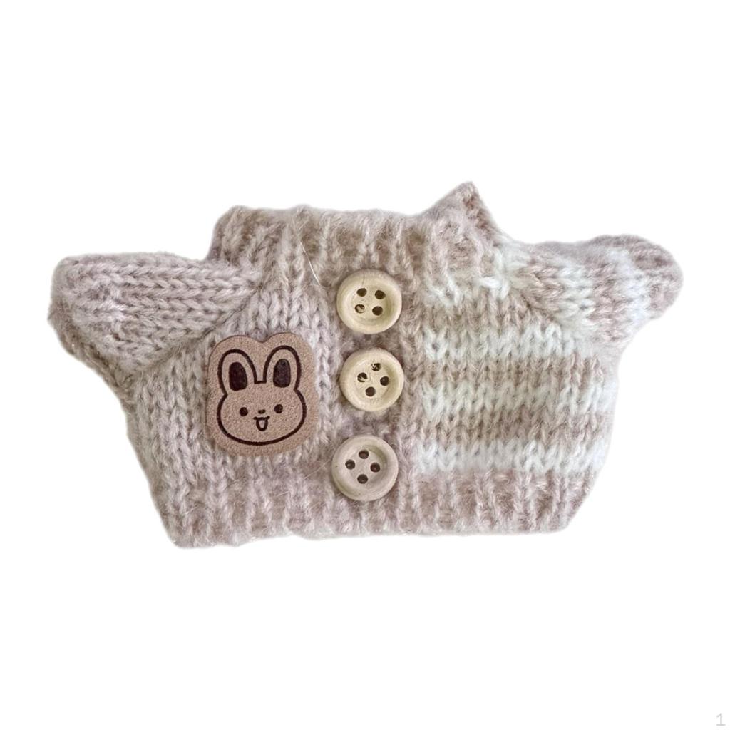 Doll Knitted Sweater Accessories DIY for Little Girls Photo Props Fashion Dress Up Stuffed