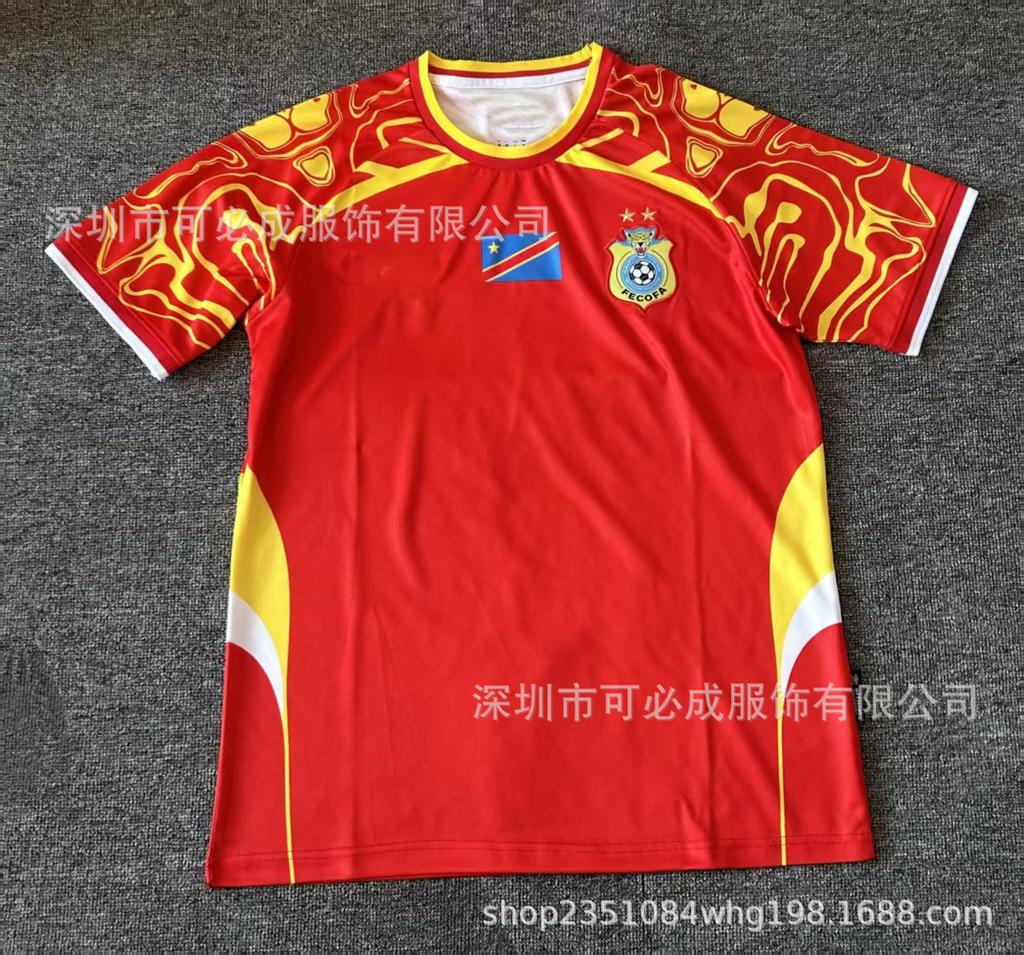 Cross-border wholesale 2026 World Cup football jersey, national team, Democratic Republic of Congo, unpopular, fan version short-sleeved jersey